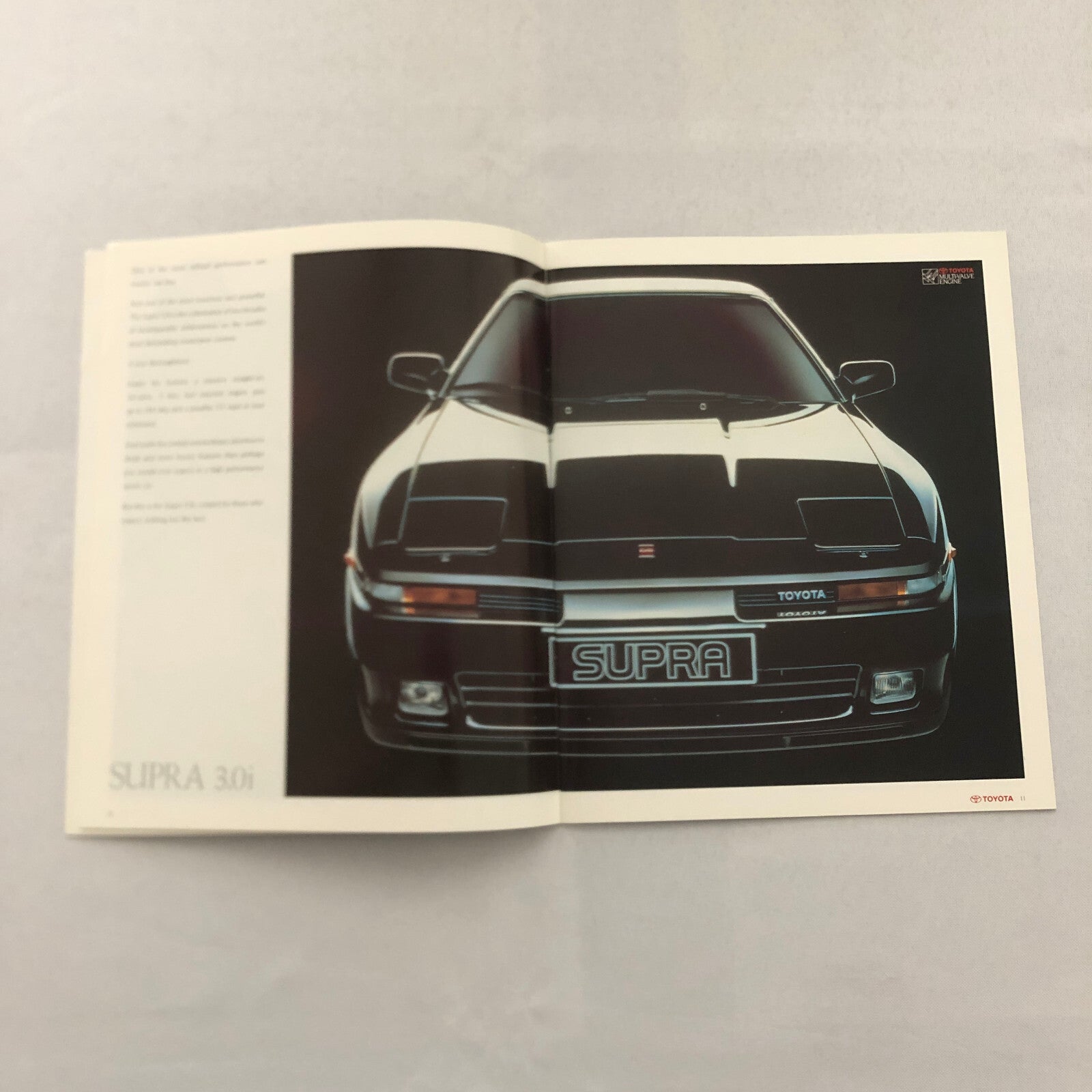 1990 Toyota Sports Car Sales Brochure Catalog Celica Supra MR2 Corolla UK Market