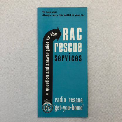 Vintage RAC Royal Automobile Club Welcome Document Package Brochures Car