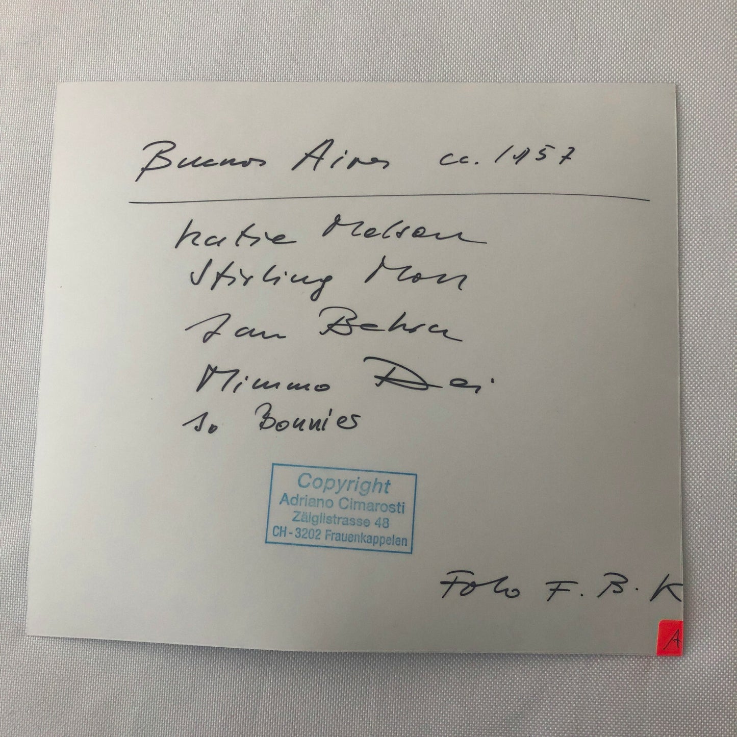 Vintage Racing Photo Photograph 1957 Stirling Moss Jean Behra Jo Bonnier +