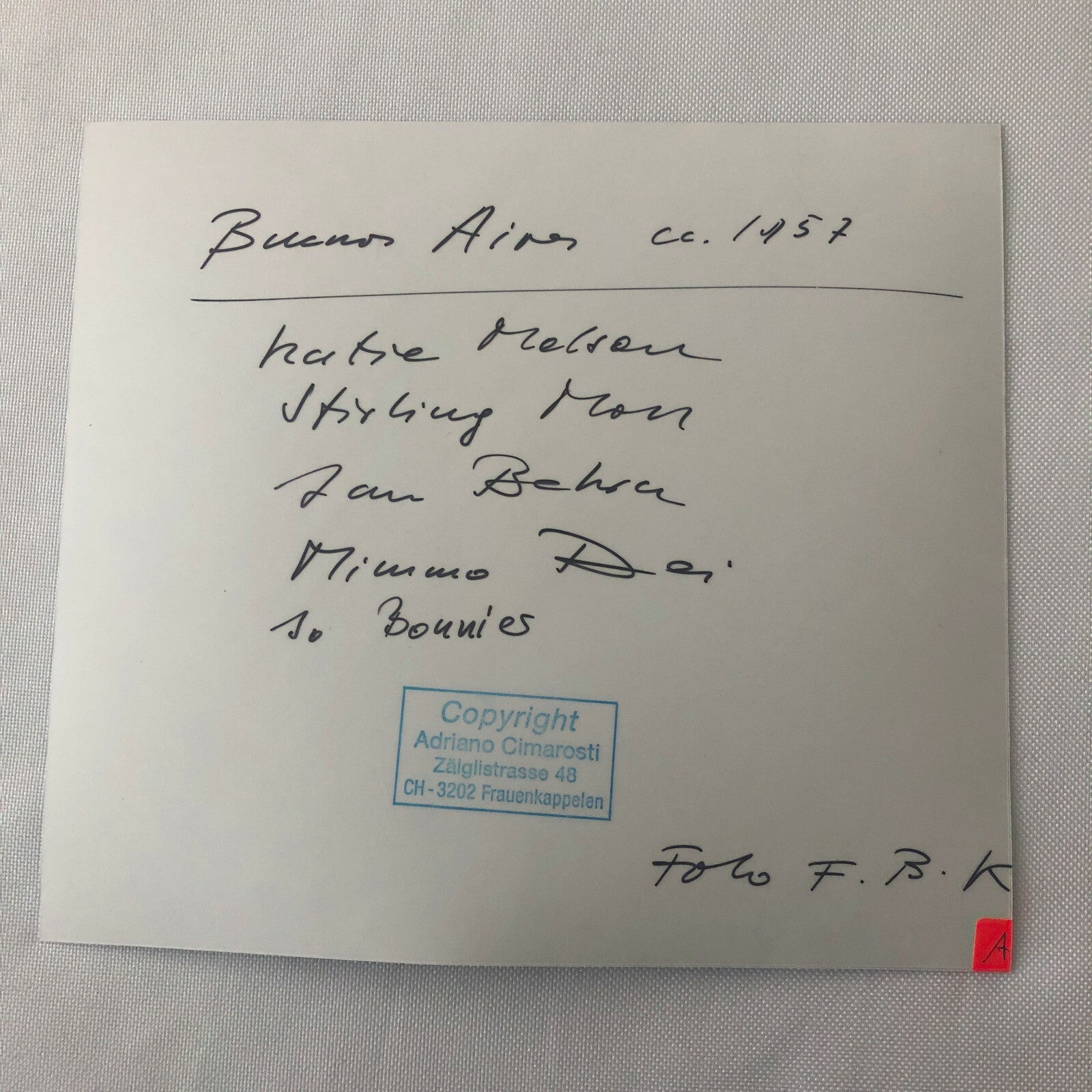 Vintage Racing Photo Photograph 1957 Stirling Moss Jean Behra Jo Bonnier +