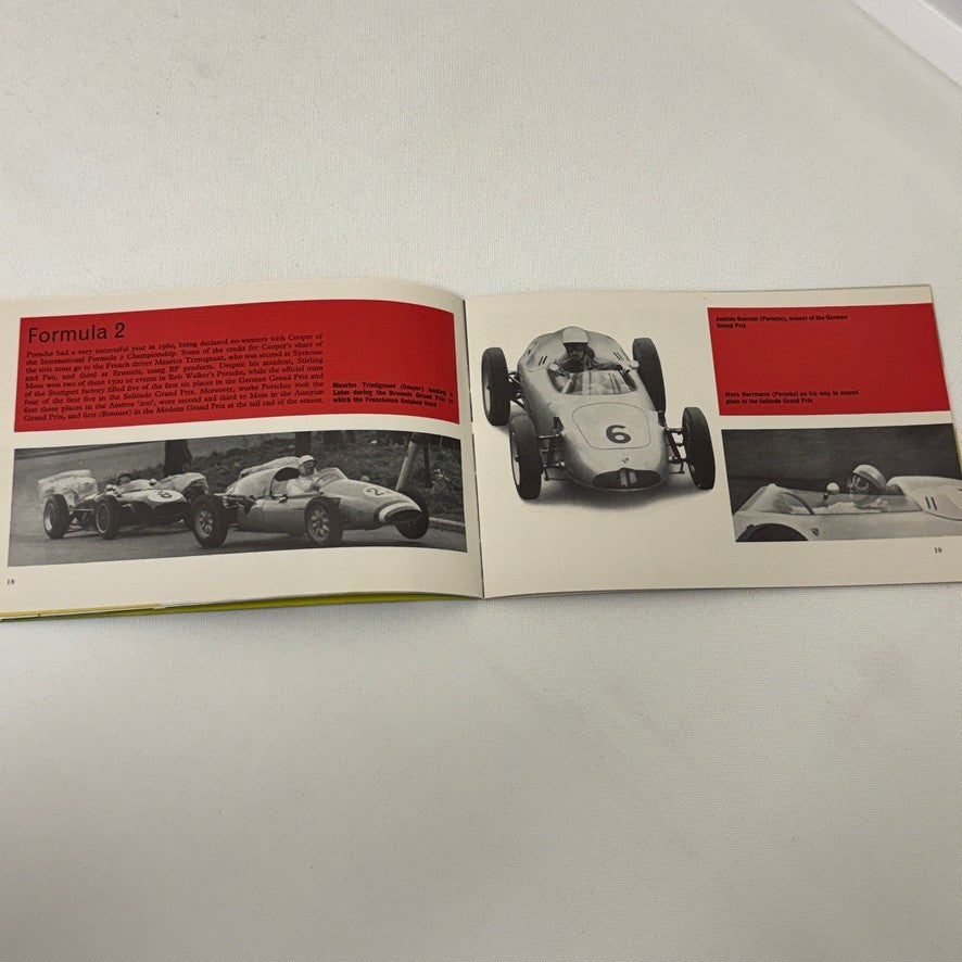 1960 BP Racing Brochure Grand Prix Formula 2 Stirling Moss Mike Hailwood Bike +