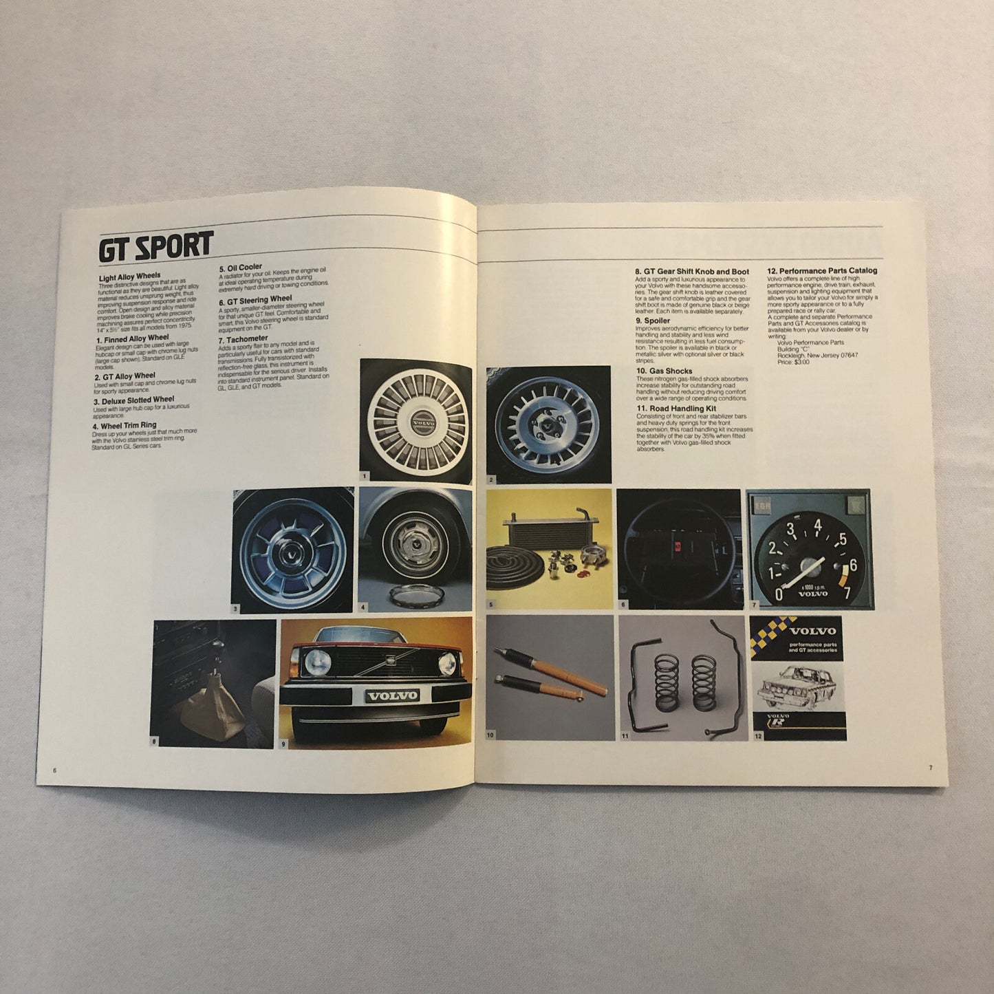1980 Volvo Accessories Sales Brochure Catalog GT Sport Audio Lifestyle +