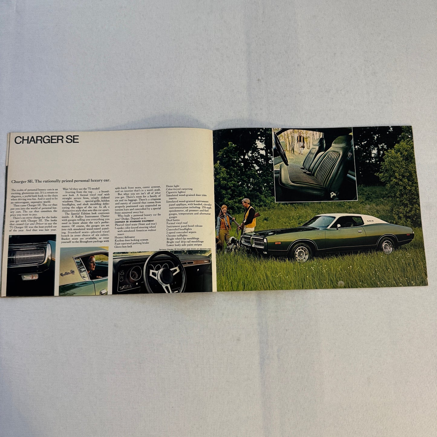 1972 Dodge Car Sales Brochure Catalog Dart Demon Challenger Coronet Charger +