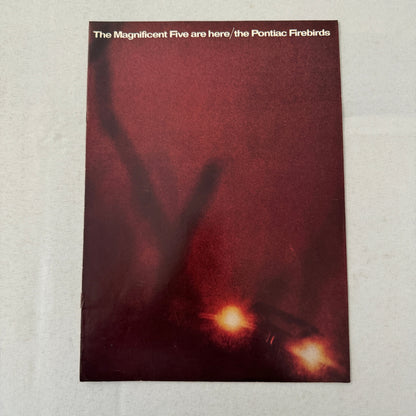 Pontiac Firebird Car Sales Brochure Catalog 400 HO 326 Sprint Advertising