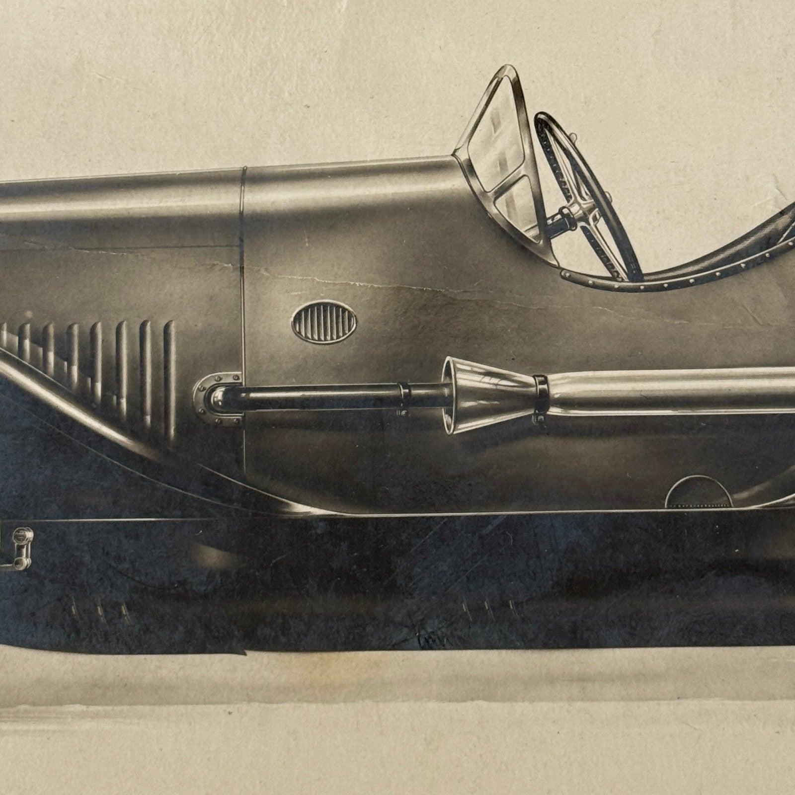 Vintage Fiat Car Automobile Photo Photograph Print Illustration Design Art