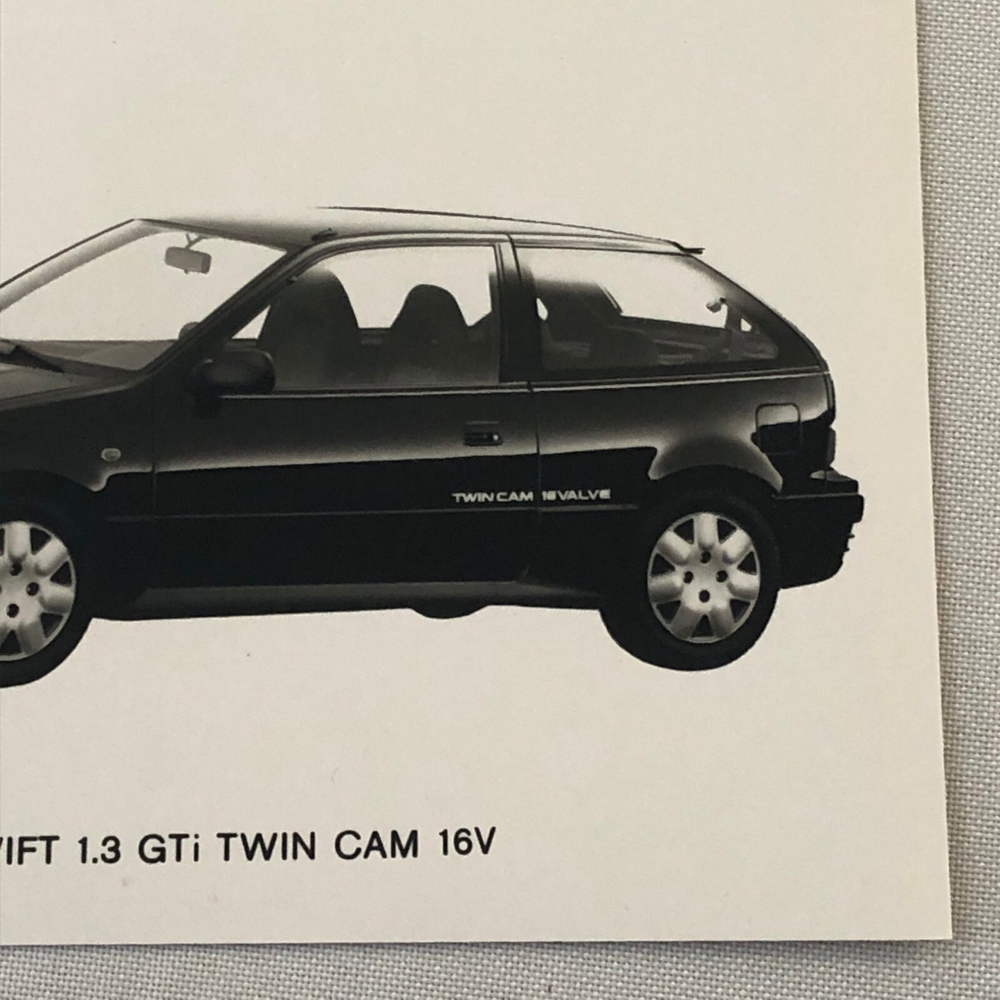 Suzuki Swift GTi Car Factory Press Photo Photograph 1.3 Twin Cam 16V