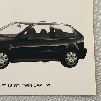 Suzuki Swift GTi Car Factory Press Photo Photograph 1.3 Twin Cam 16V
