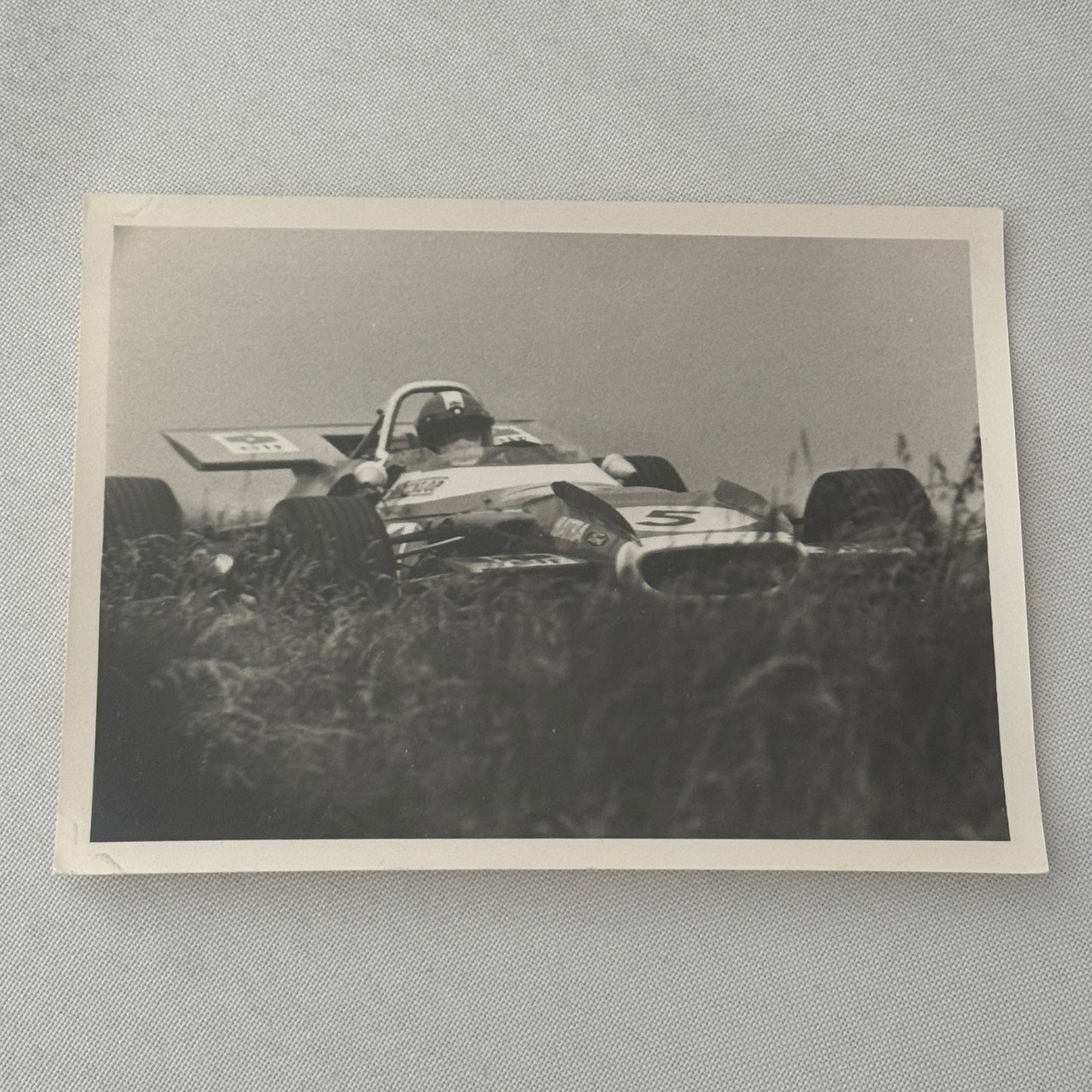 Vintage Racing Photo 1971 Dutch Grand Prix Race JP Beltoise Jean Pierre Beltoise