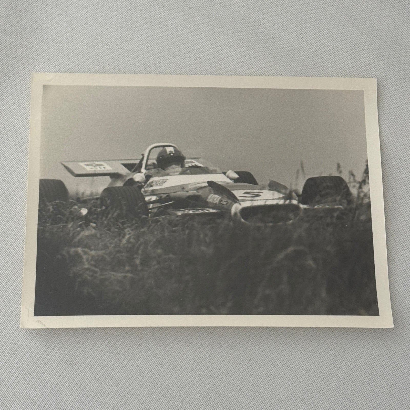 Vintage Racing Photo 1971 Dutch Grand Prix Race JP Beltoise Jean Pierre Beltoise