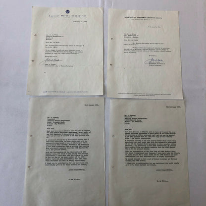 1960 - 1961 American Motors Corporation Car Letter Letterhead George Romney 