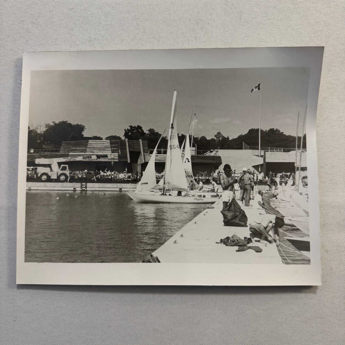 Sailing Boat Waterfront Photo Photograph Print