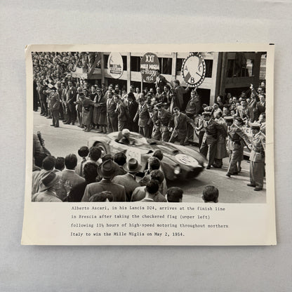 Mille Miglia 1954 Alberto Ascari Lancia D24 Racing Car Photo Photograph