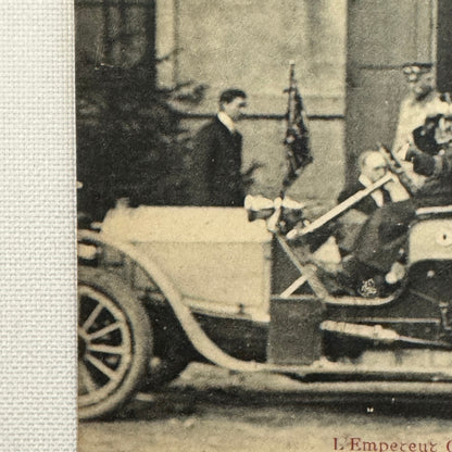 Emperor Guillaume II Kaiser WIlhelm II Car Automobile Postcard Post Card
