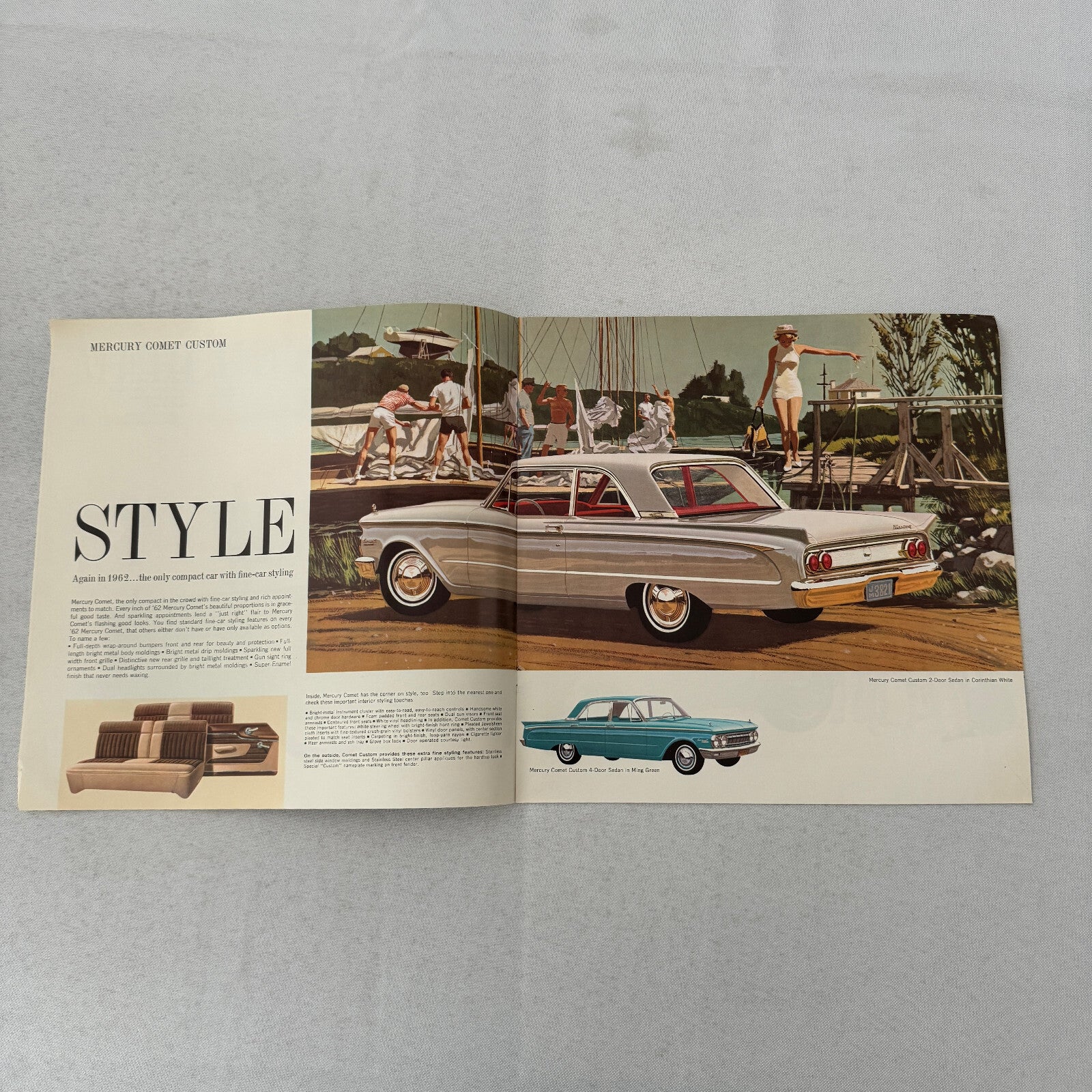 1962 Mercury Comet Car Sales Brochure Catalog Sedan Station Wagon Canadian