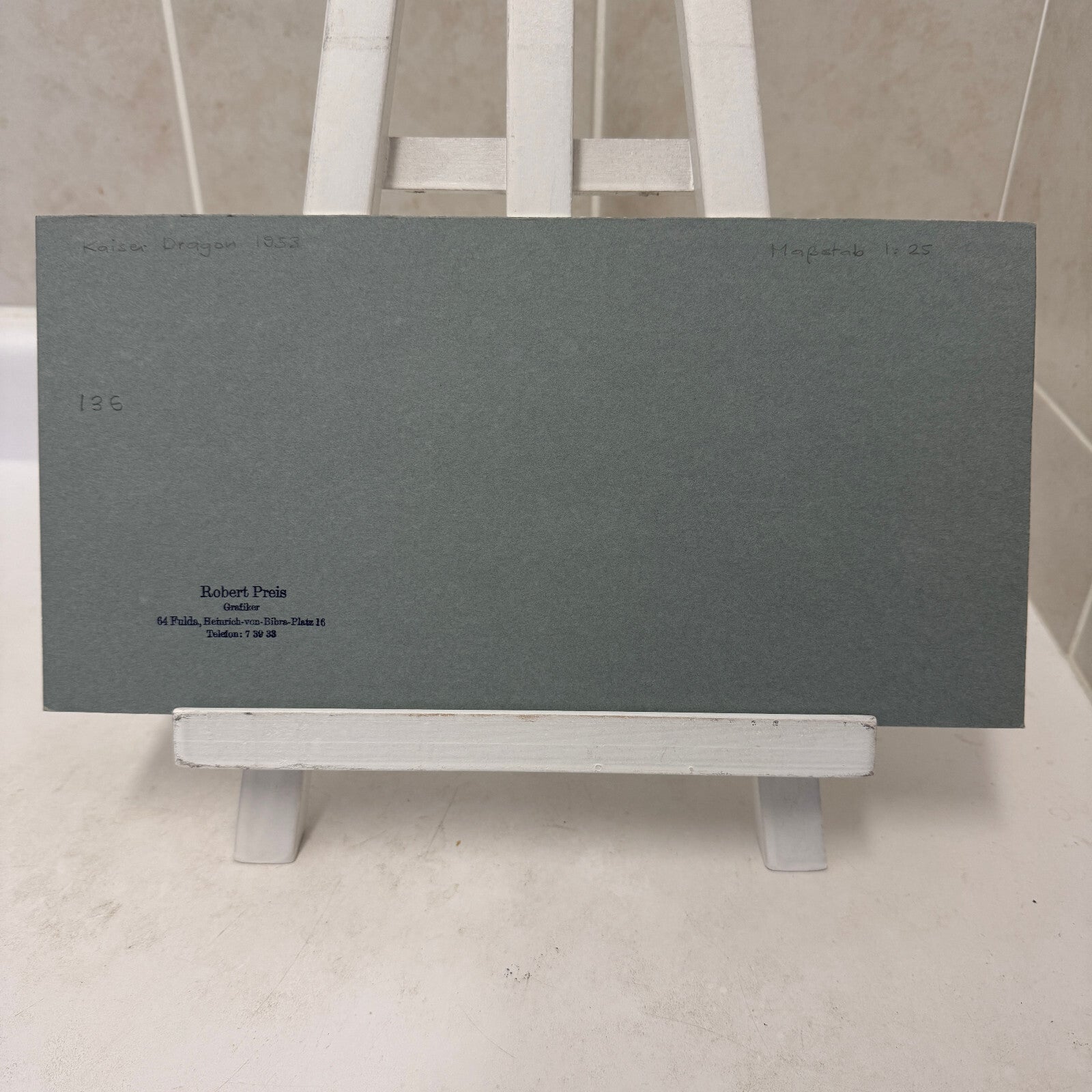 1953 Kaiser Dragon Car Automobile Illustration Art Drawing Hand Drawn