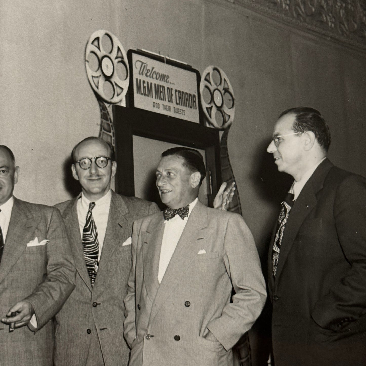 Metro Goldwyn Meyer MGM Film Executives Photo Photograph Vintage