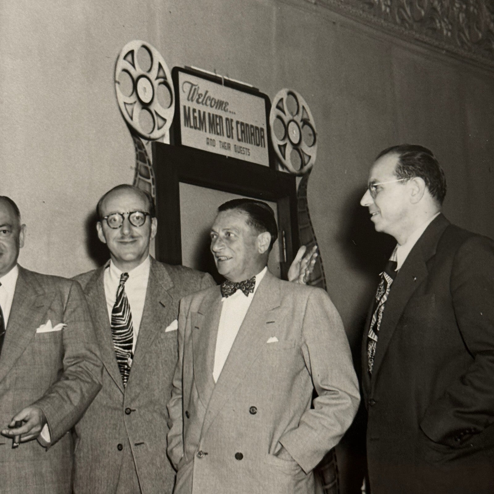 Metro Goldwyn Meyer MGM Film Executives Photo Photograph Vintage
