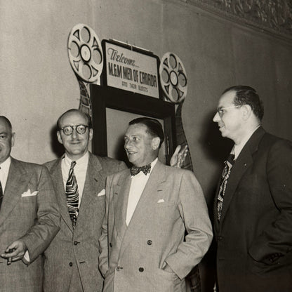 Metro Goldwyn Meyer MGM Film Executives Photo Photograph Vintage