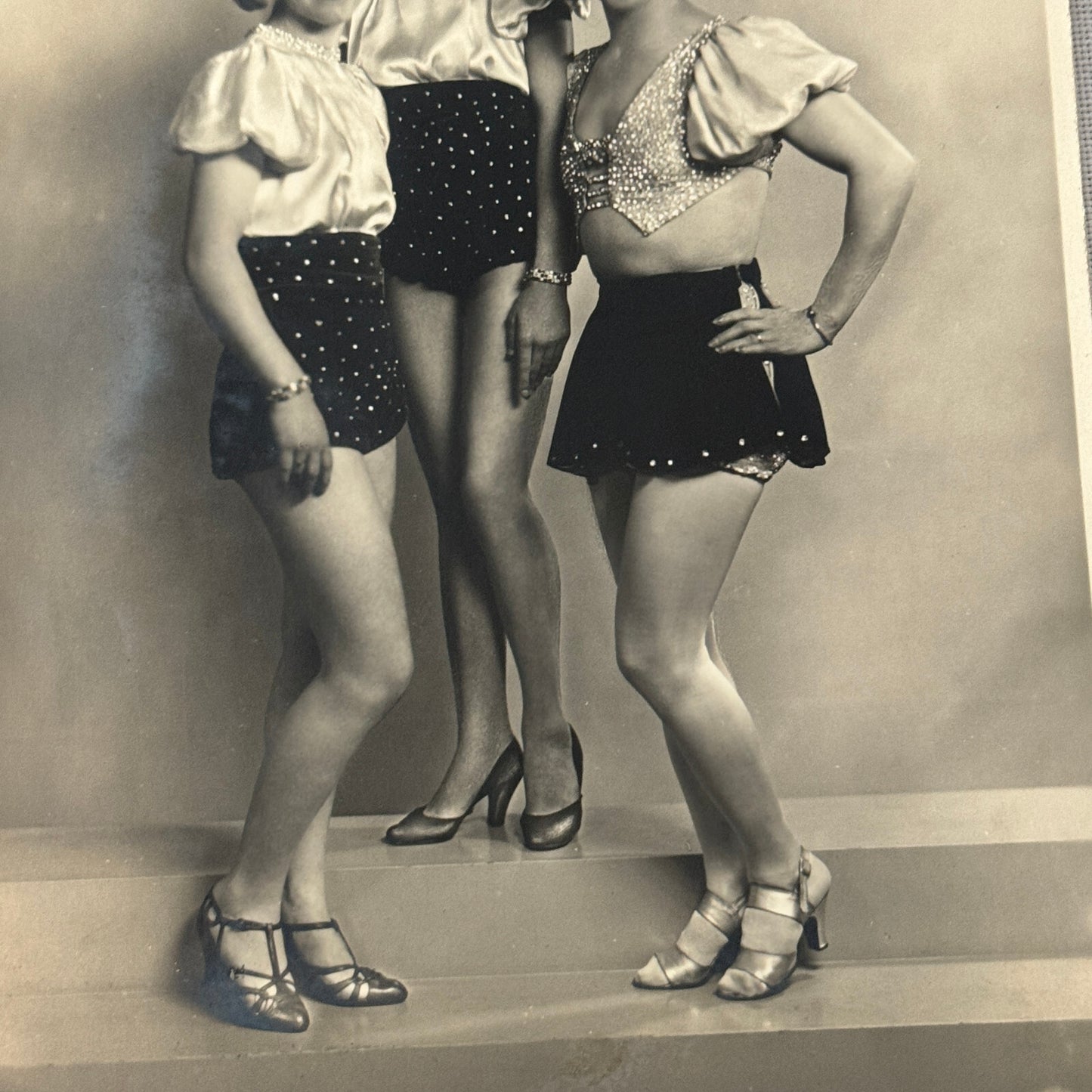 Vintage Circus Acrobat Balancing Act Photo Photograph Fiochi Sisters Paolo