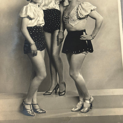 Vintage Circus Acrobat Balancing Act Photo Photograph Fiochi Sisters Paolo
