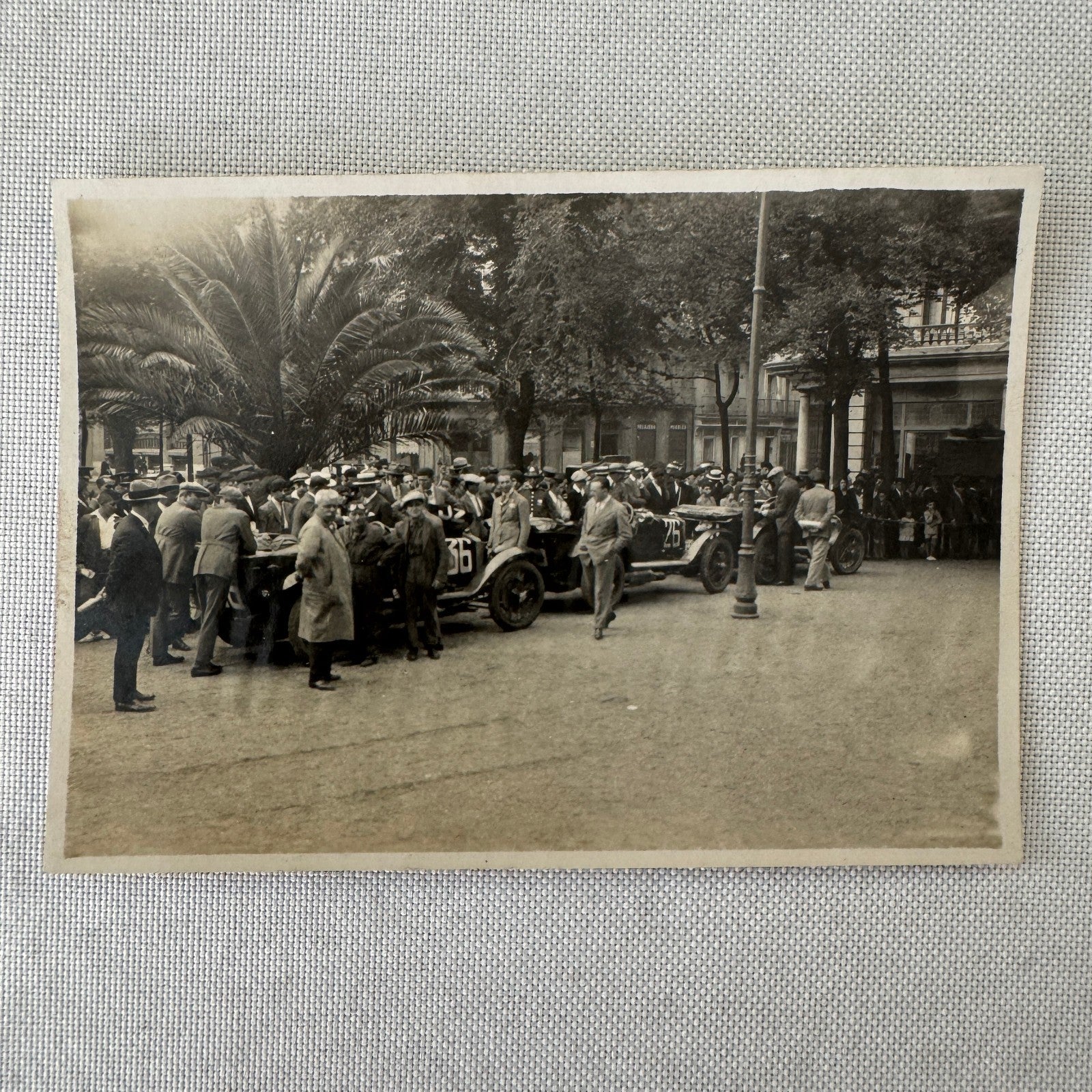 Vintage Car Automobile Racing Race Photo Photograph Print 1926
