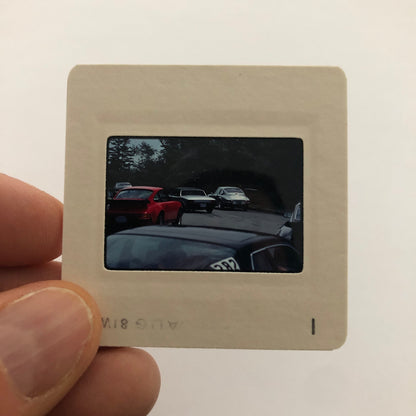Porsche 911 Car 35mm Photo Slide Vintage 1981
