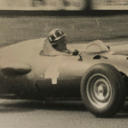 Vintage Racing Car Photo Photograph Print - Possibly BRM Car ? 