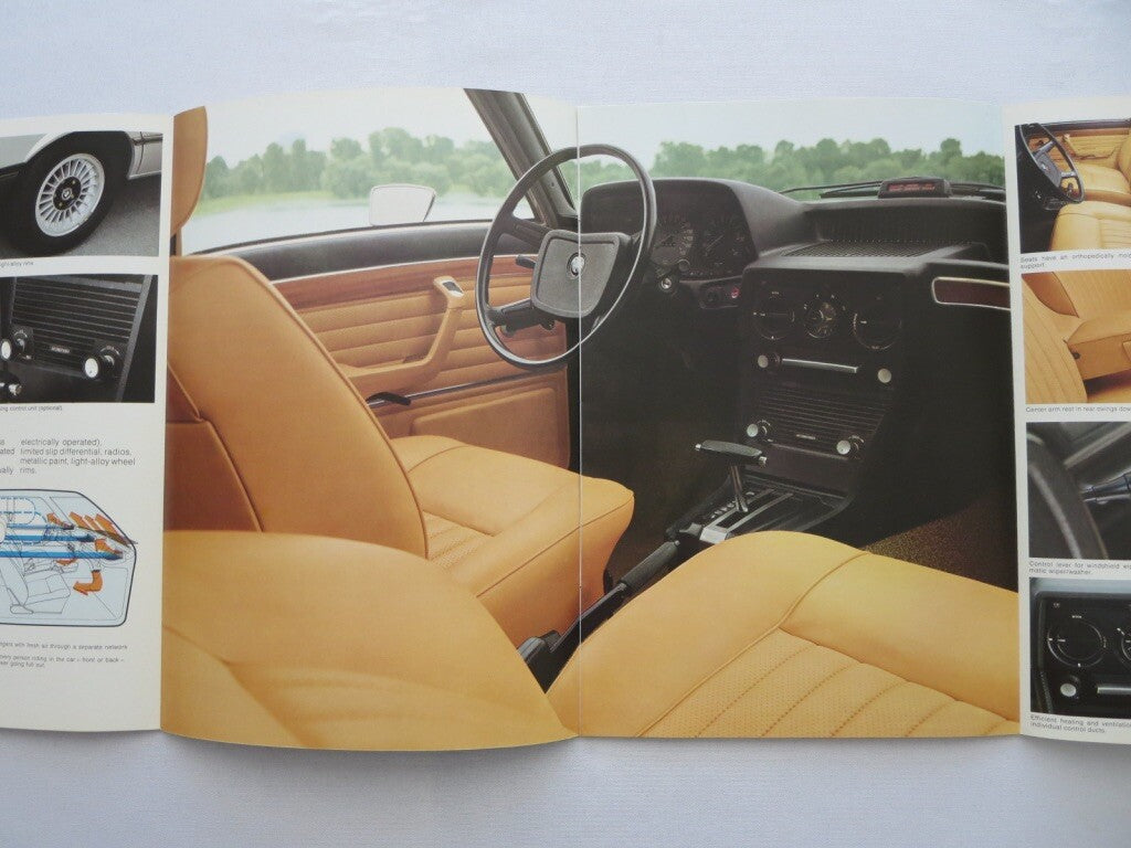 1975 BMW 530i Sales Brochure Catalog Advertising 5 Series 530 i