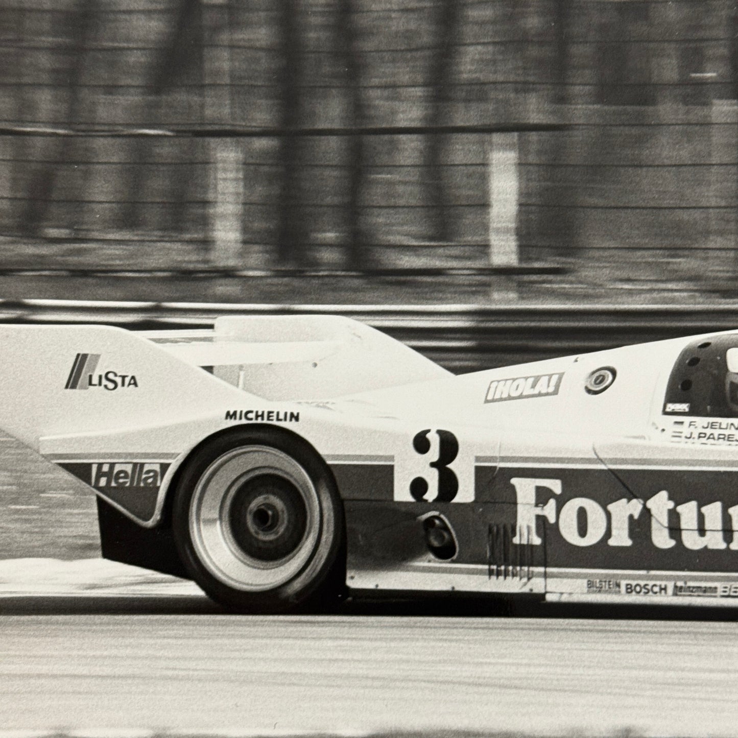 Porsche 962 C 1000KM Monza 1987 Racing Photo Photograph Porsche 962C