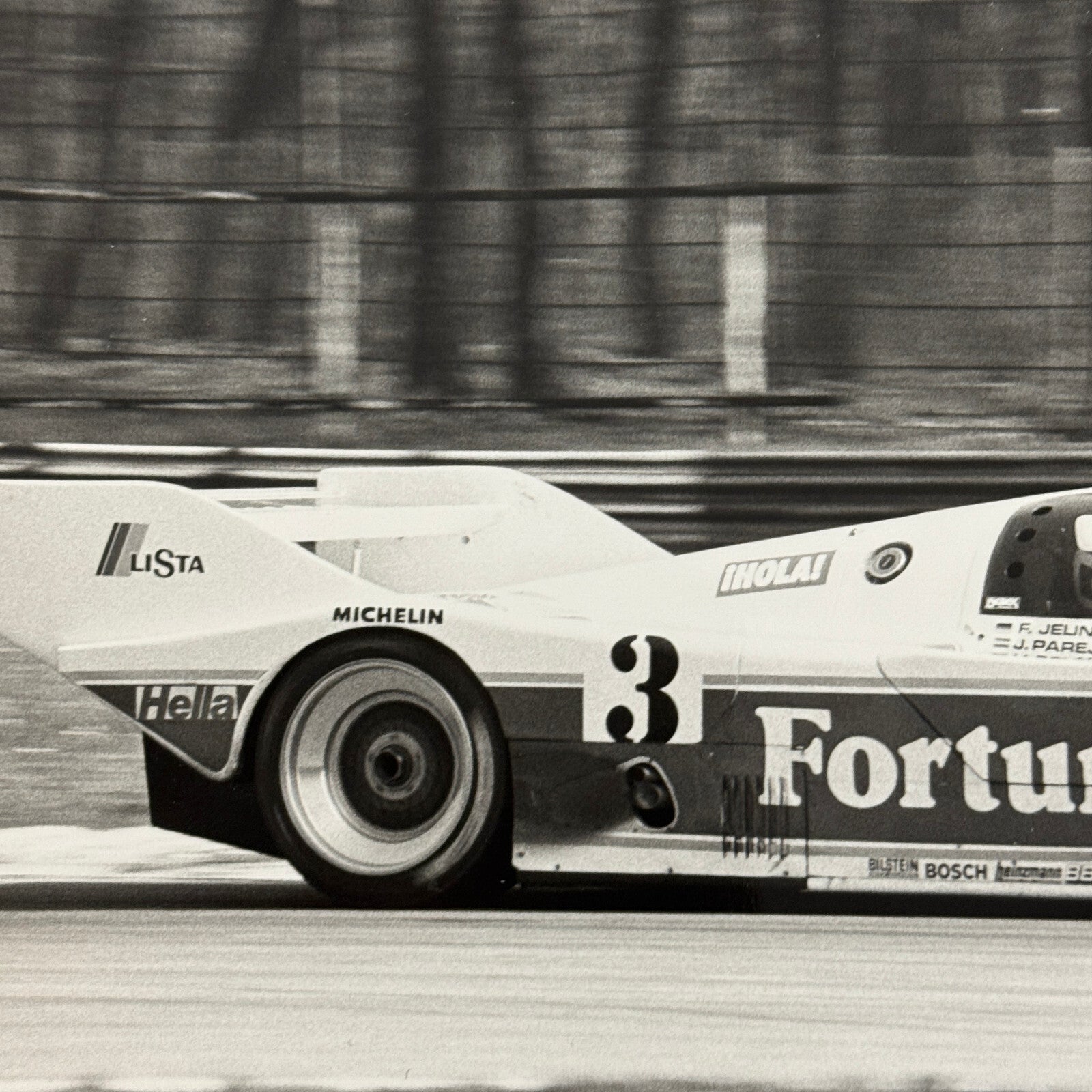 Porsche 962 C 1000KM Monza 1987 Racing Photo Photograph Porsche 962C