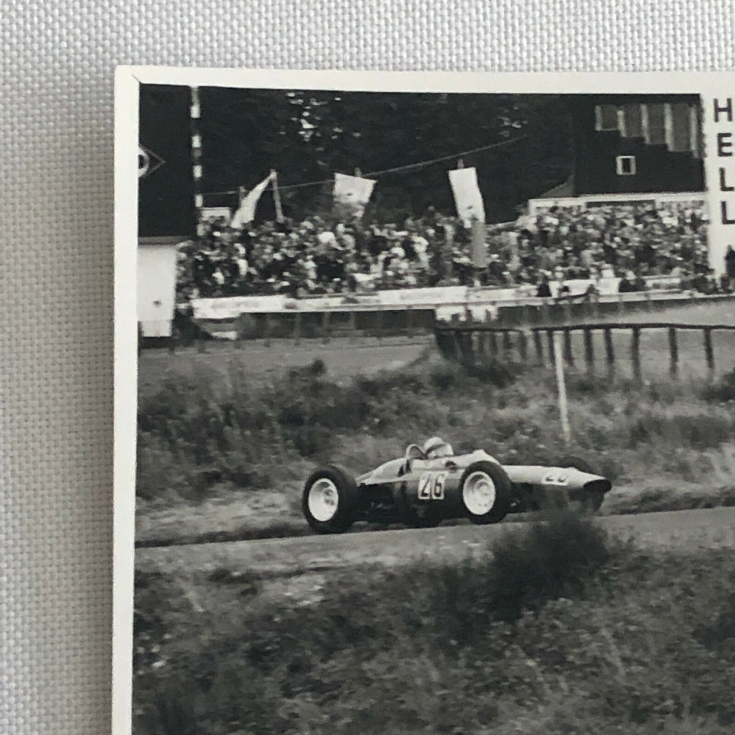 Vintage Grand Prix Racing Car Driver Photo Photograph Print