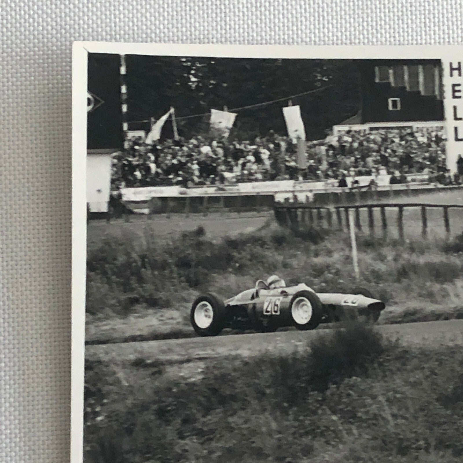 Vintage Grand Prix Racing Car Driver Photo Photograph Print