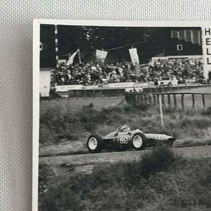 Vintage Grand Prix Racing Car Driver Photo Photograph Print