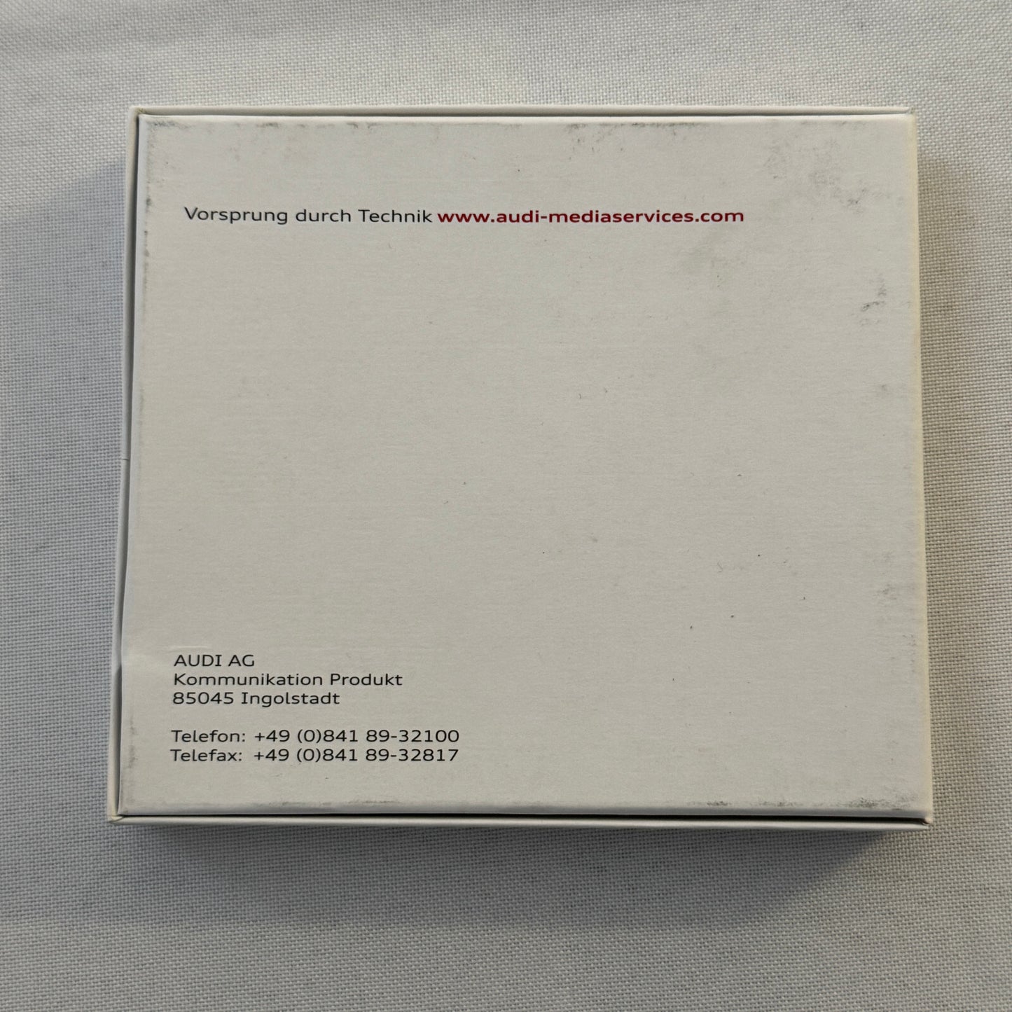 Audi A1 Press Kit Media Brochure Photo CD GERMAN Text