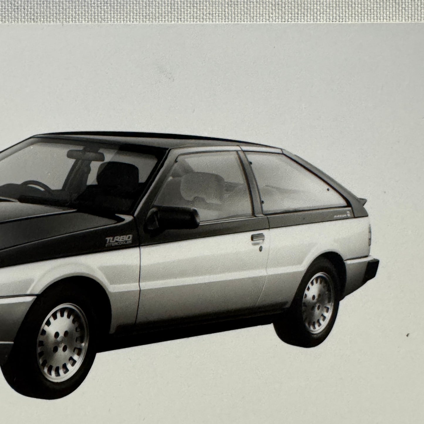 Vintage Isuzu Piazza Turbo XS Factory Press Photo Photograph Print