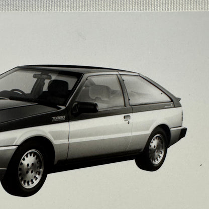 Vintage Isuzu Piazza Turbo XS Factory Press Photo Photograph Print