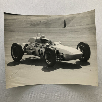 Vintage Racing Car Driver Photo Photograph Print 
