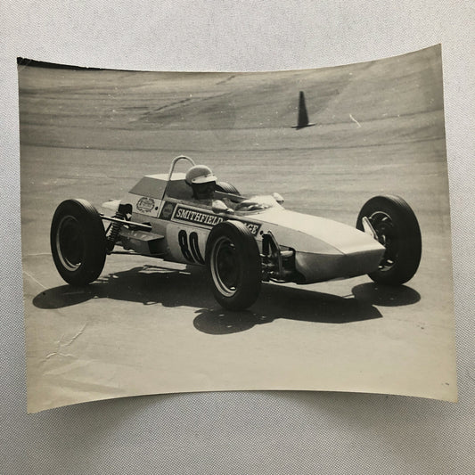 Vintage Racing Car Driver Photo Photograph Print 