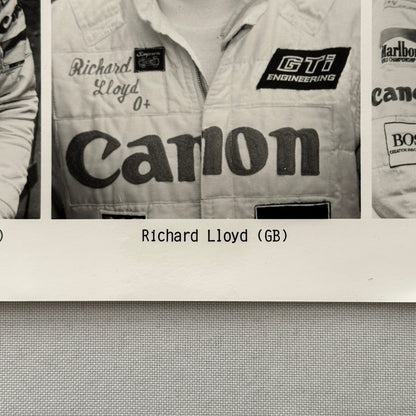 Porsche Racing Driver Photo Jan Lammers Richard Lloyd Jonathan Palmer Photograph