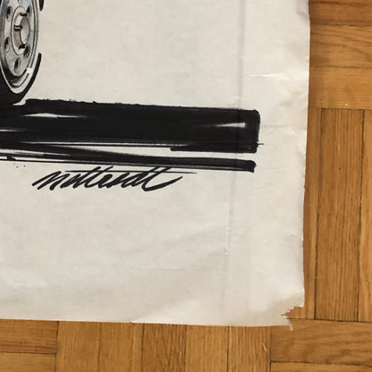 Car Styling Concept Illustration Art Drawing Sketch NOTTRODT Ford Fiesta S MK1