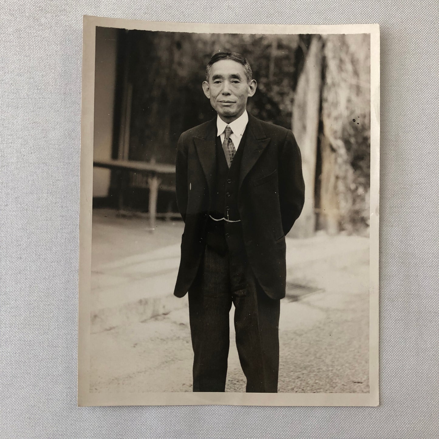 Press Photo Photograph Japanese Ambassador Kenkichi Yoshizawa Bombing