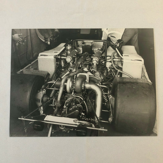 Vintage Racing Photo Photograph 1976 300KM Nurburgring Car Engine 