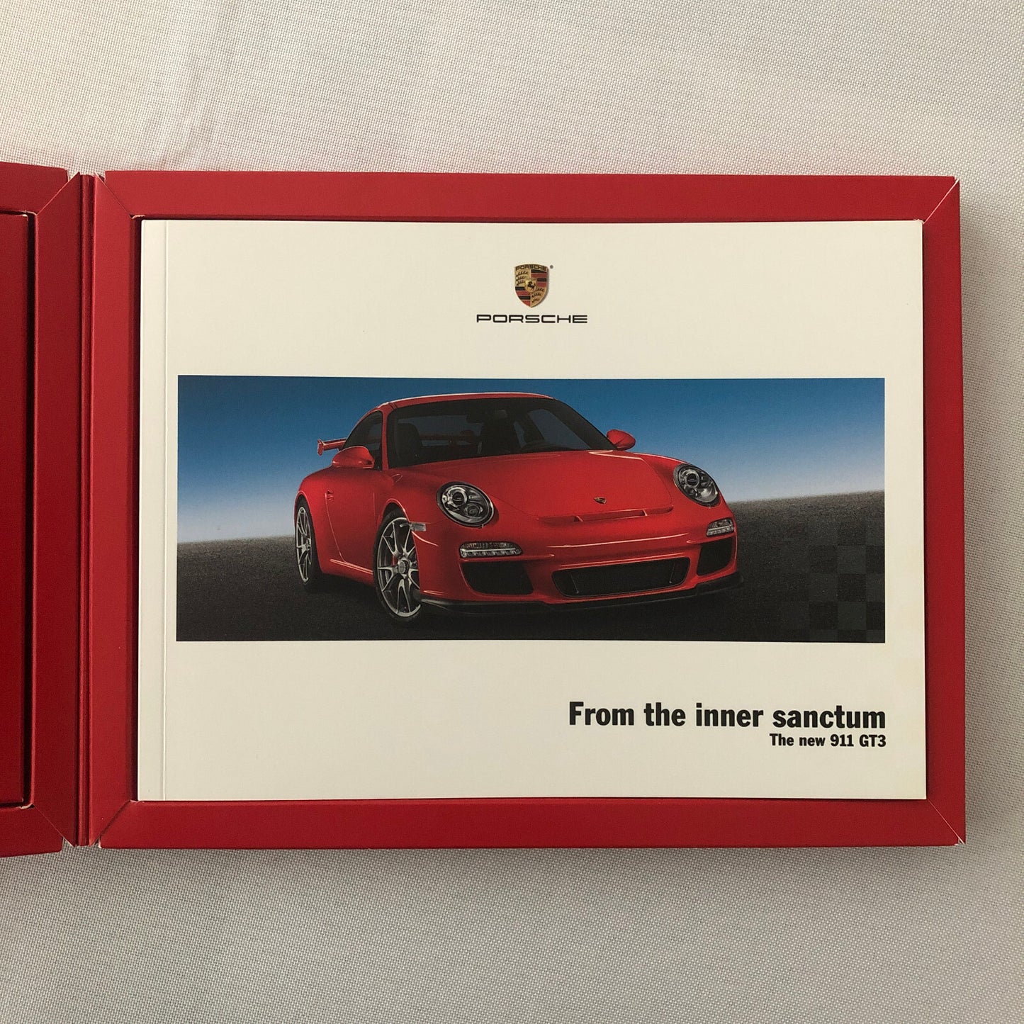 Porsche 911 GT3 Sales Brochure Catalog Presentation Box 2008 2009