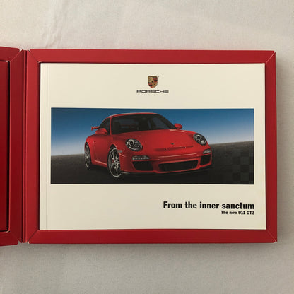 Porsche 911 GT3 Sales Brochure Catalog Presentation Box 2008 2009