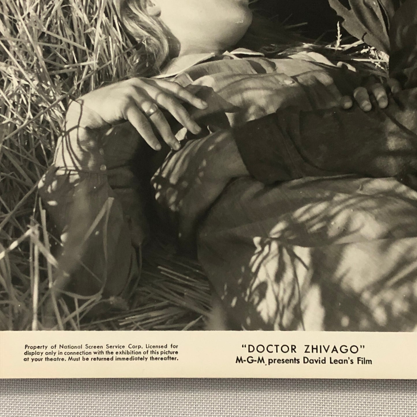 Doctor Zhivago Movie Press Photo Photograph 1966 Omar Sharif Julie Christie