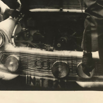 Vintage 1964 Rallye Monte Carlo Rally Racing Press Photo Audi Karl Kling + 
