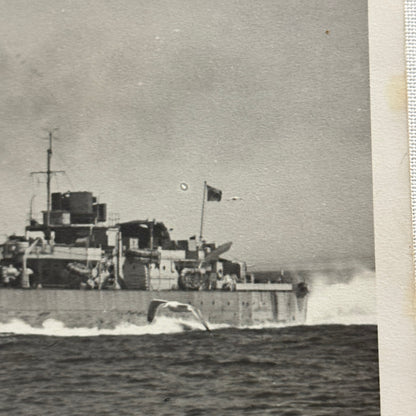 Military Ship Photo Photograph Boat Vintage HMCS MICMAC ?