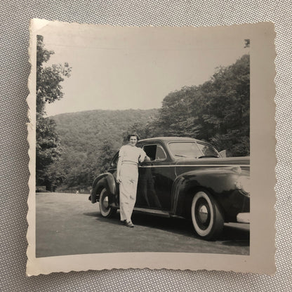 Vintage Photo Photograph Lot People Car Automobile Man Woman AL22SM1