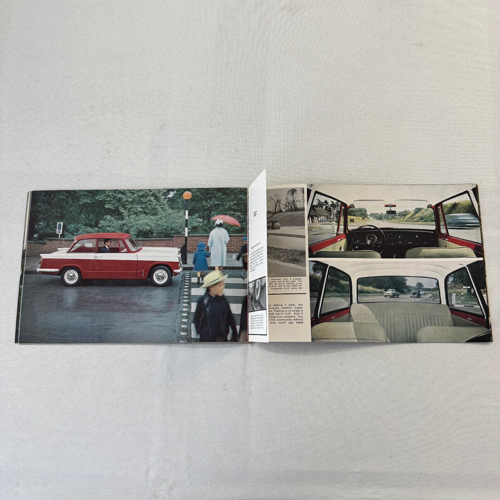 Triumph Herald 1200 Saloon Convertible Estate Wagon Car Sales Brochure Catalog