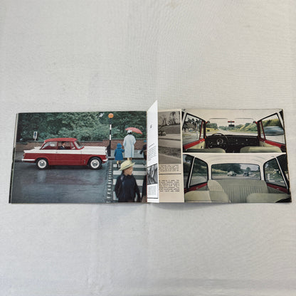 Triumph Herald 1200 Saloon Convertible Estate Wagon Car Sales Brochure Catalog